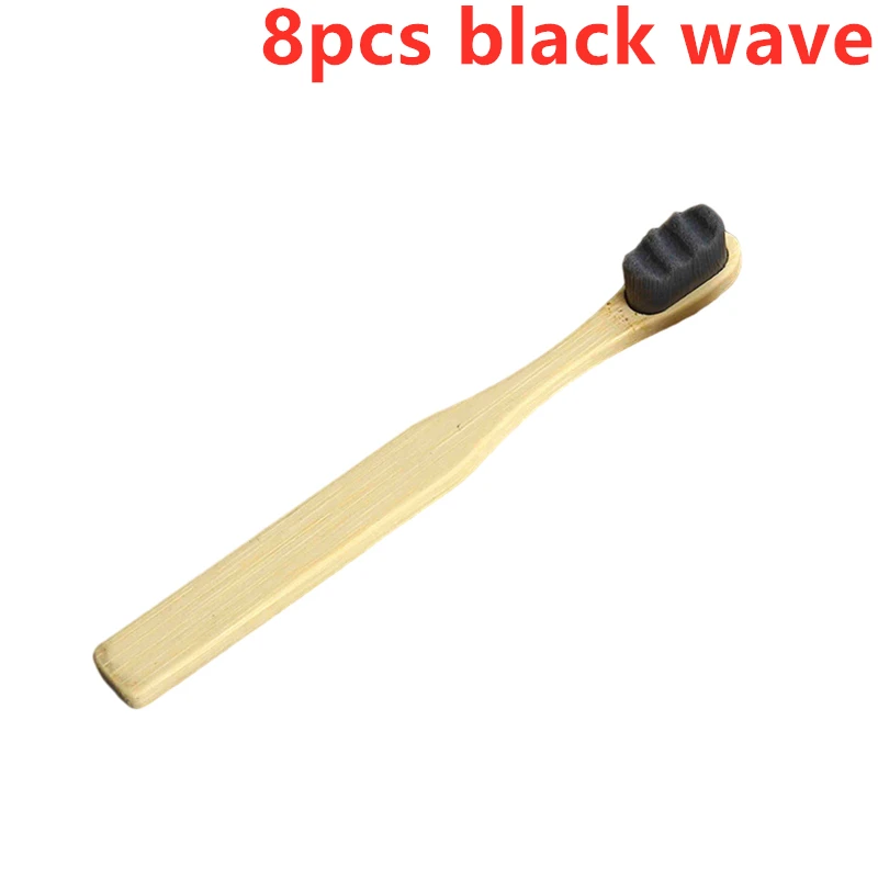 8pcs black wave