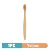 6961-ae49c4.jpg 1/5PCS Coloré Naturel Bambou Brosse à dents À Poils Souples Charbon Blanchiment
