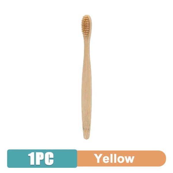 6961-ae49c4.jpg 1/5PCS Coloré Naturel Bambou Brosse à dents À Poils Souples Charbon Blanchiment