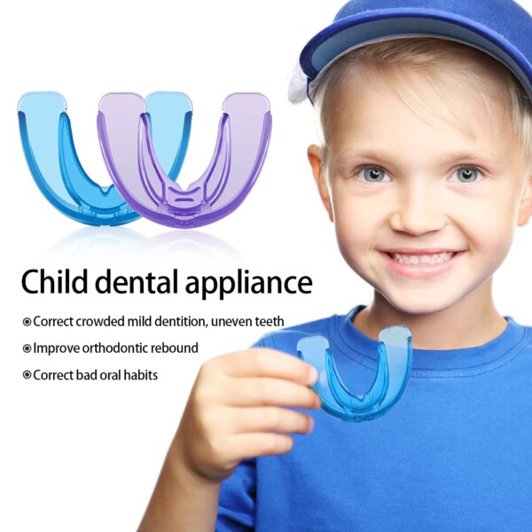 Bretelle orthodontique pour enfants, en Silicone, maintien des dents