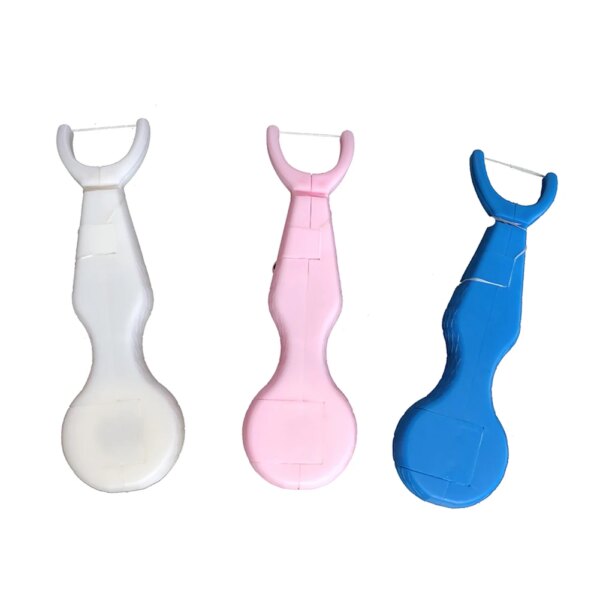 8783-8ec436.jpg porte fil dentaire en Nylon de 30m avec Support, Outil de Soins Buccaux