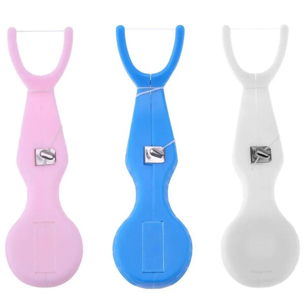 Porte-fil dentaire portable ABS – Nettoyage