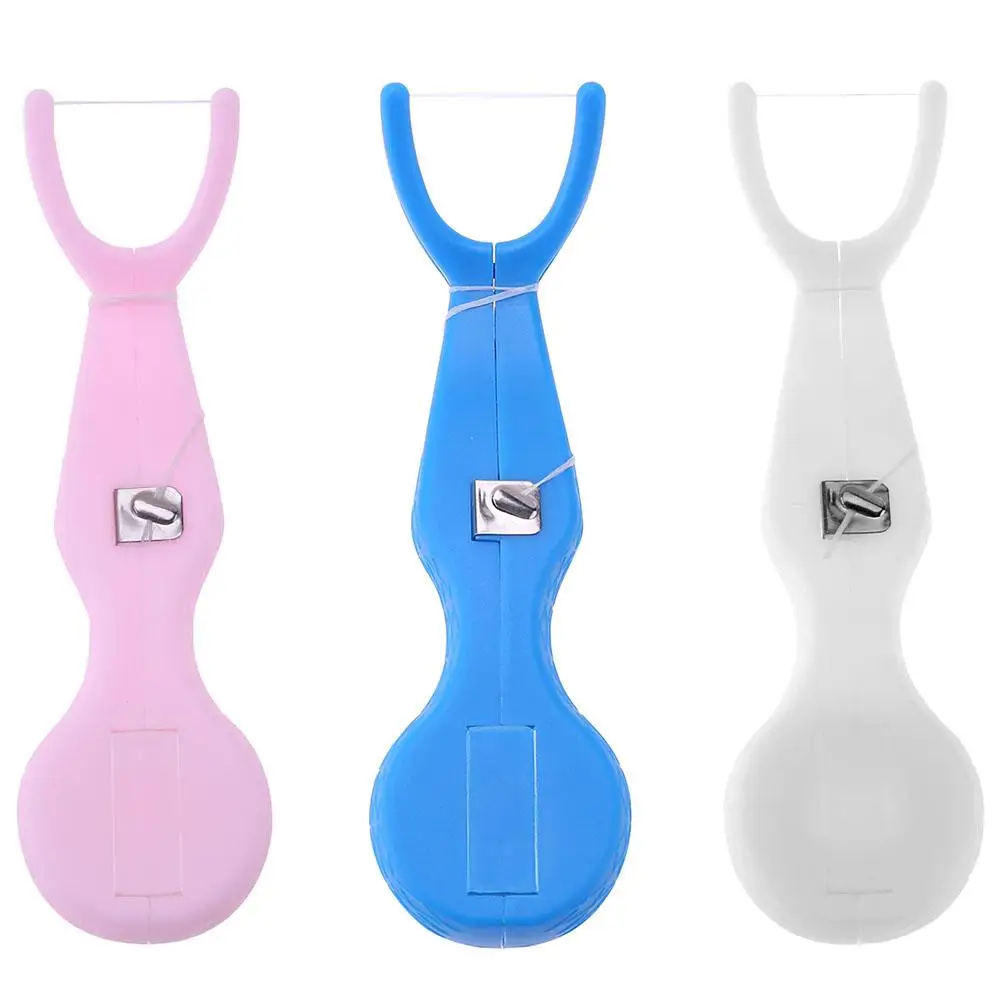 Porte-fil dentaire portable ABS – Nettoyage - Fil dentaire chez blanchimo.fr
