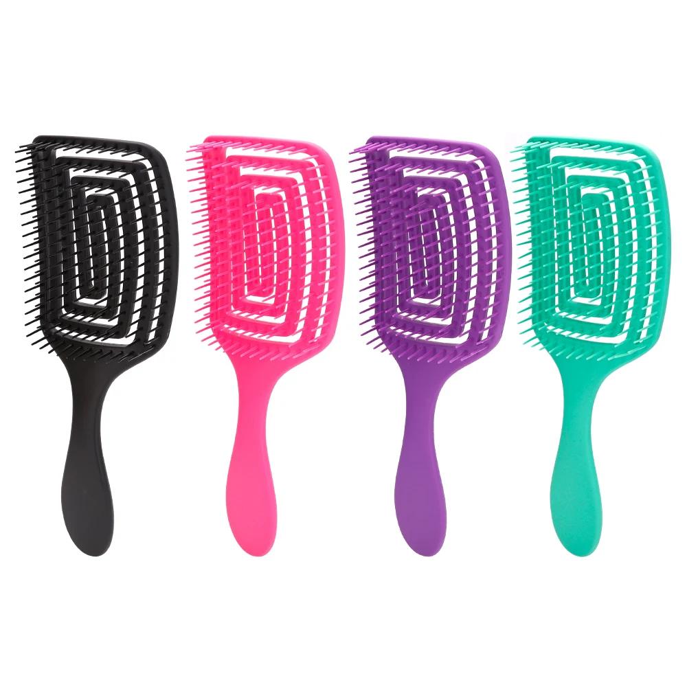 Brosse Démêlante Cheveux Bouclés – Massage du Cuir Chevelu